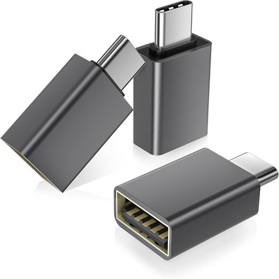 USB C Auf USB Adapter 3-Pack,Thunderbolt 4 5 USBC Stecker Zu USB Buchse OTG Adap
