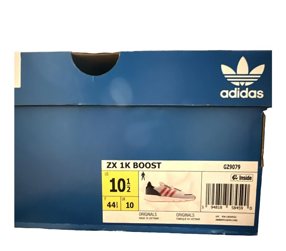 Tênis Adidas ZX 1K Boost GZ9079 - Cinza/laranja, tamanho 10,5 - Imagem 4 de 4