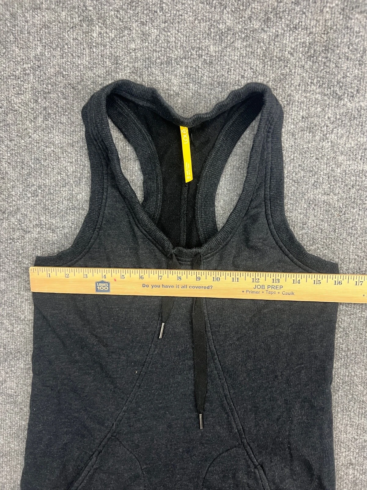 lole racerback tunic pockets drawstring neck tank-top