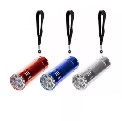 Superhelle Mini-Taschenlampe - kleine, leichte Taschenlampe - 9 helle LEDs UK