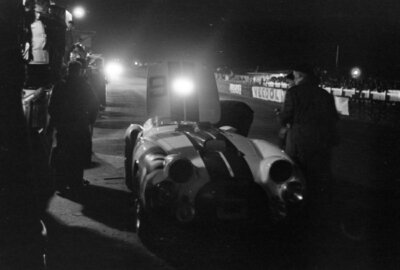 Phil Walters John Fitch Briggs Cunningham Ferrari 375 MM 1954 Old Photo 3