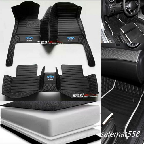 Fit For Ford F150 Car Floor Liner Mats Waterproof Custom Auto Carpets Front Rear - Foto 23 di 28