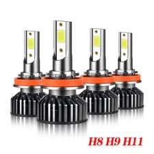 For Nissan Rogue Sport 2017-2020 4X 6500K LED Headlights Bulbs Kit High Low Beam