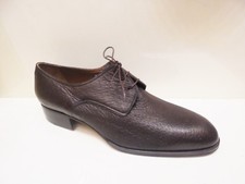 SCARPE DA UOMO MORBIDA E PREGIATA PELLE CERVO E CUOIO LUSSO ALTISSIMA QUALITA' 