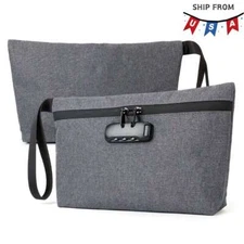 Waterproof New odor Smell Proof Case Bag With Security Combination Lock Storage