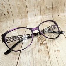 Chantal Thomass Purple Black Metal Eyeglasses FRAMES  CT 14031 51-16-135 France