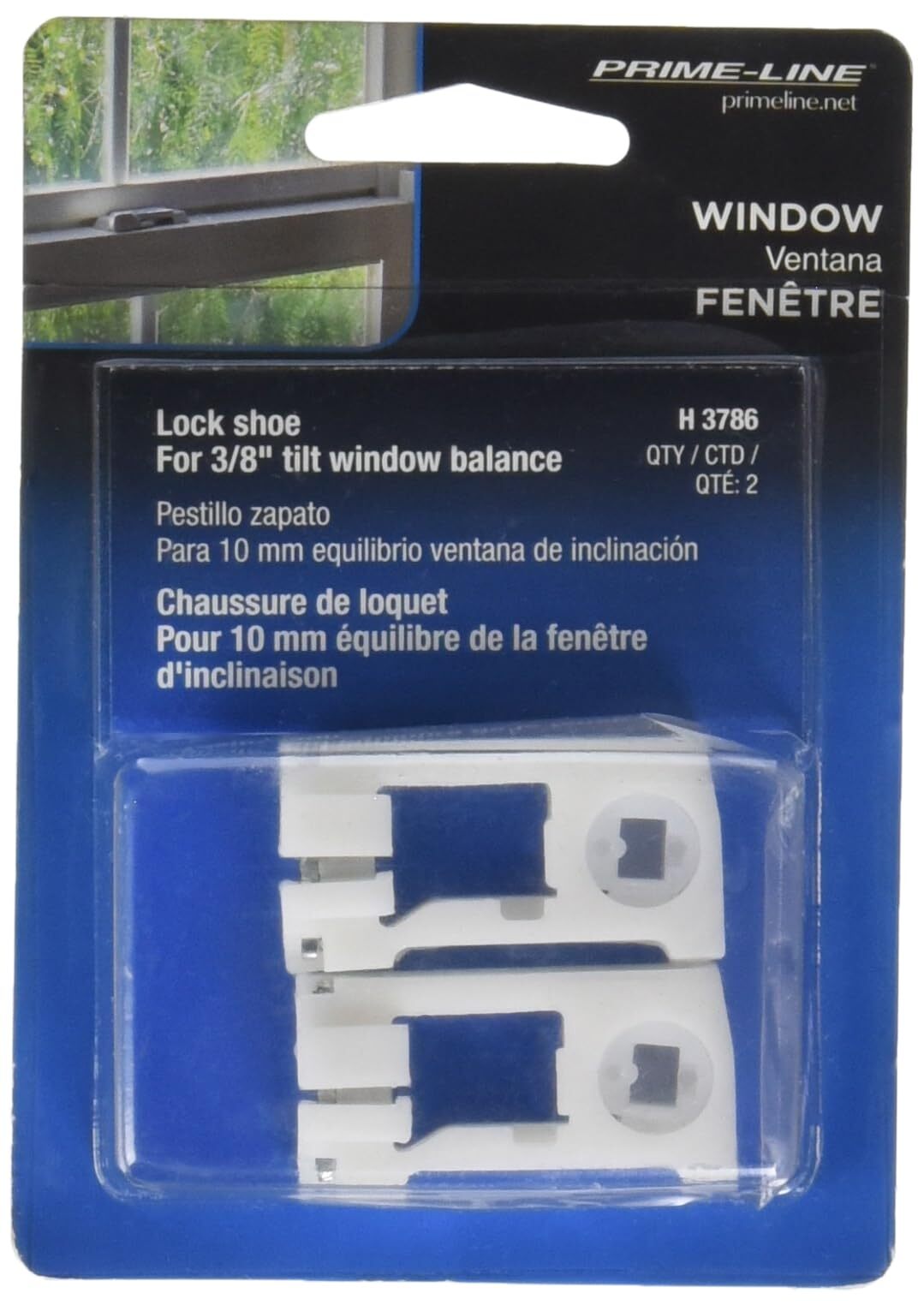 -Line H 3786 Window Channel Balance Shoe Set (1 Set)