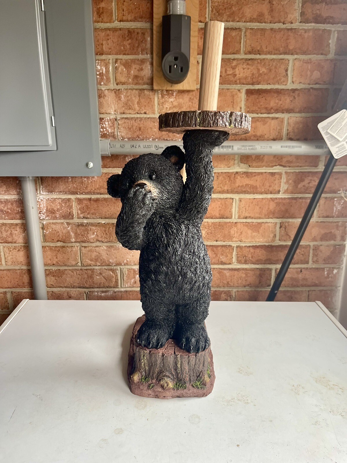 Stinky bear toilet paper holder eBay