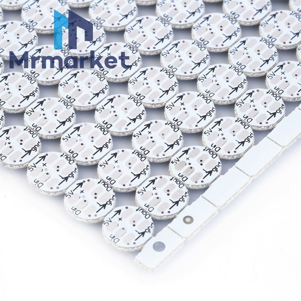 50pcs 10x3mm WS2812B 5050 RGB LED &PCB Board 1-LED Module Pixel Light ...