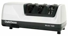 Chef's Choice 1520 3 Stage Electric Knife Sharpener - White