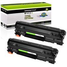GREENCYCLE 2PK CF283A 83A BK Toner Cartridge Fits for HP LaserJet Pro MFP M127fw