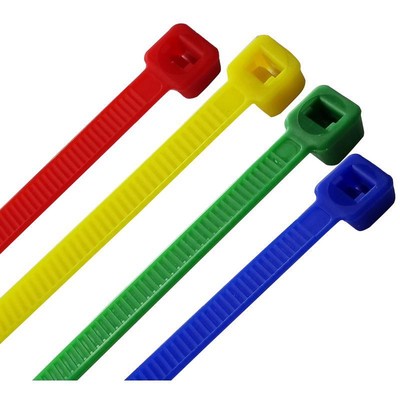 Home Plus 8 in.   L Multicolored Cable Tie 100 pk