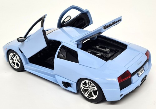Maisto 1/24 - Lamborghini Murcielago LP640 Blue Diecast Scale Model Car - Imagen 4 de 7