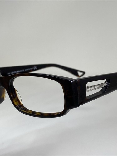 EMPORIO ARMANI EA9373 086 Italy Dark Brown Tortoise 51-17-140 Eyeglasses Frame - Picture 4 of 11