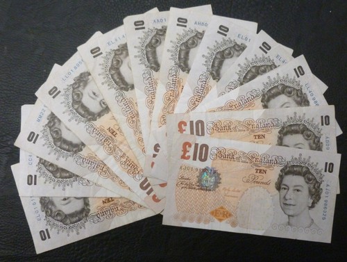 £10 Banknotes Darwin Lowther Bailey Better Prefixes First Last AA01 etc see Menu - Afbeelding 1 van 24