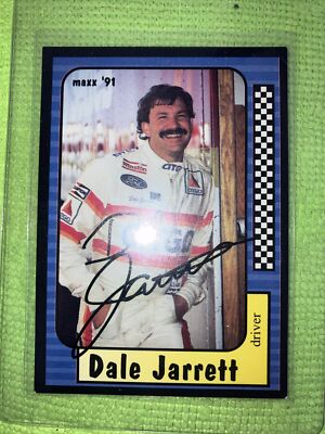 AUTOGRAPH BY DALE JARRETT #21 of 240  1991 MAXX! Mint Card Ready To Grade 