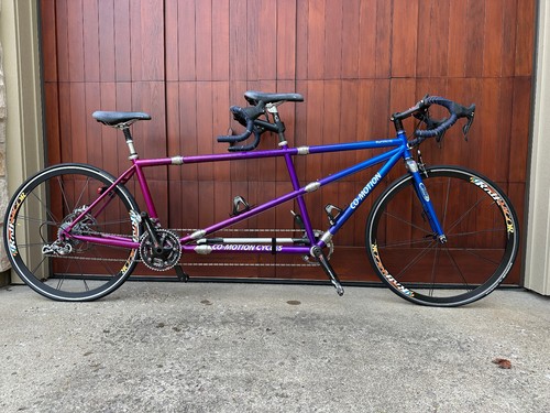 Co-Motion Supremo Tandem Bike with S&S Couplers and Travel Cases