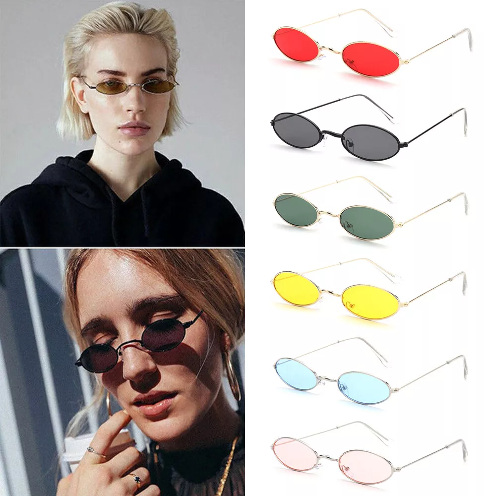 Retro sales oval glasses