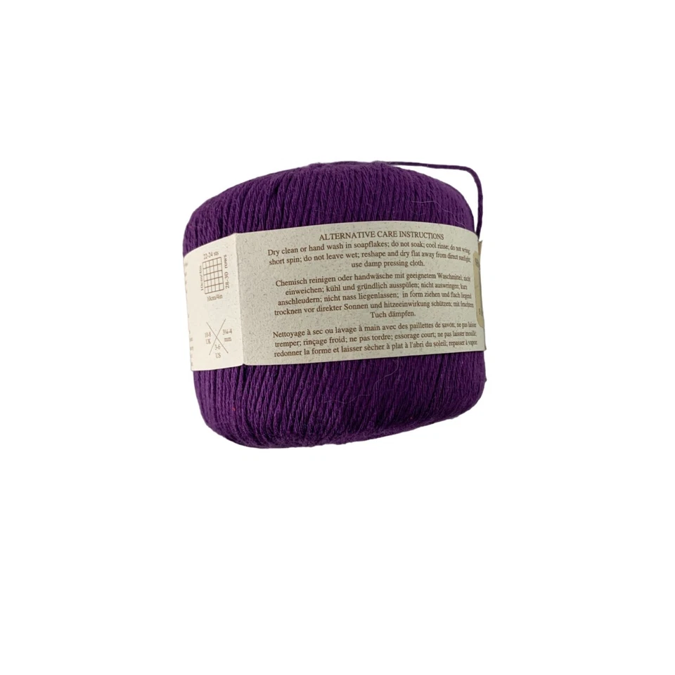 ROWAN Linen Drape Yarn Purple Linen Blend 2.25 oz 50 g UK AT547 - Image 4 of 4