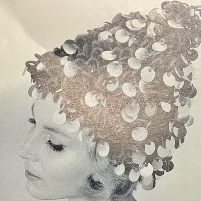 Vintage 60s Pailettes Sequin Crochet Wool Pixie Cap Hat | eBay display picture 3