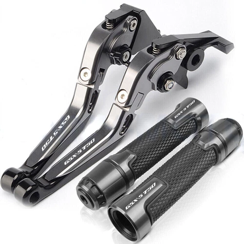 Brake Clutch Levers Handbar End Grips Motorcycle For SUZUKI GSX-S750 2011-2018 - Imagen 19 de 19