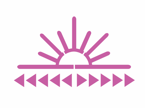 Joanie Boho Sun Stencil Desert Southwest Bohemian Geo Arrow DIY Craft Art Signs - Picture 34 of 35