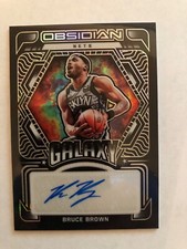 2021/22 Panini Obsidian Bruce Brown Nets Galaxy Auto #/149