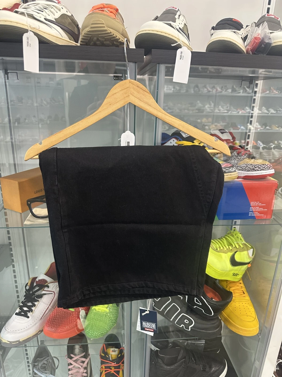Short en jean noir Supreme Marithe François Girbaud taille 34 NEUF