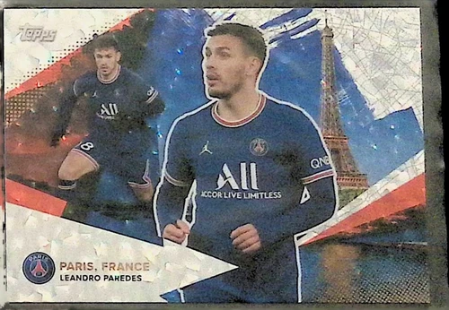 2021-22 Topps Paris Saint-Germain PSG Team Set Foil Parallel Leandro Paredes