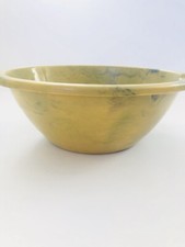 Fesco Inc Speckled Chartreuse Green Bowl Made In USA No. 5073 11”