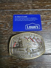 Union Pacific Railroad Belt Buckle Iowa Service Unit