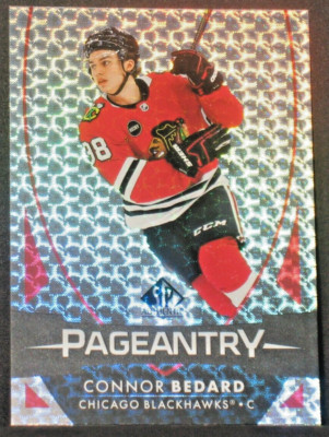 Connor Bedard 2023-24 Upper Deck SP Authentic Pageantry Rookie #P