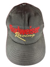 Vintage Budweiser Racing snapback Hat Made in USA