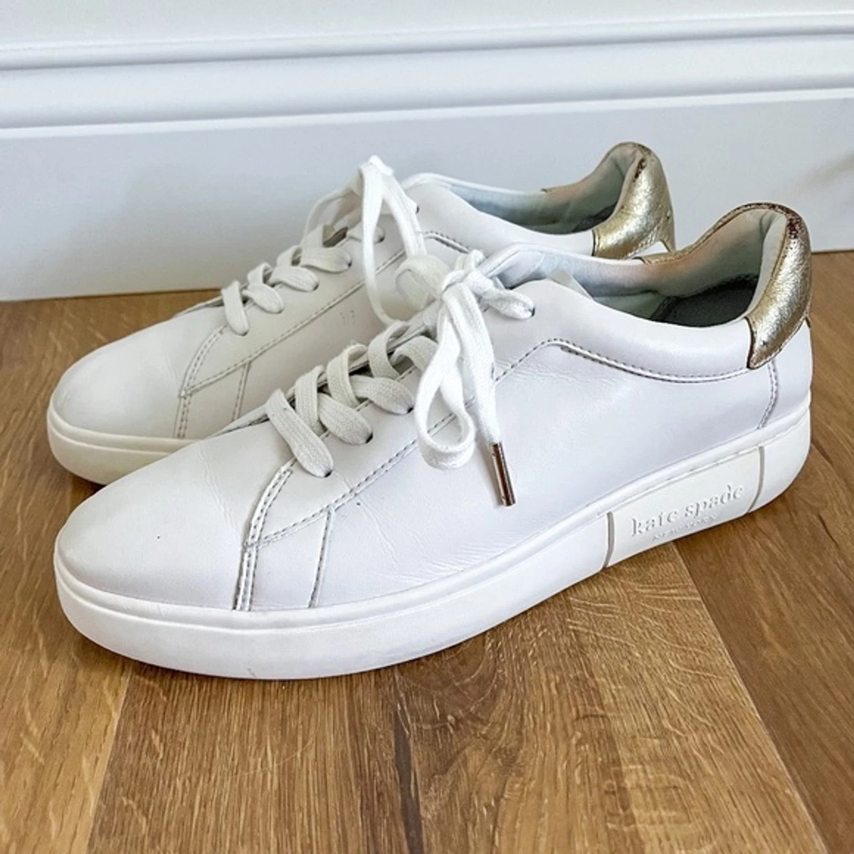 Keds Women's Kate Spade Ace Sneaker, White, 6 in Dubai - UAE | Whizz  Fashion Sneakers