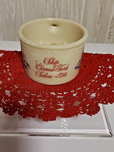 Taza de afeitar vintage antigua Spice taza barco Grand Turk Salem 1786 Shulton EE. UU. - Imagen 2 de 4