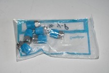  Lot 6x Swagelok Stainless Steel Pipe Plug, 1/4" Male NPT, SS-4-P X6870