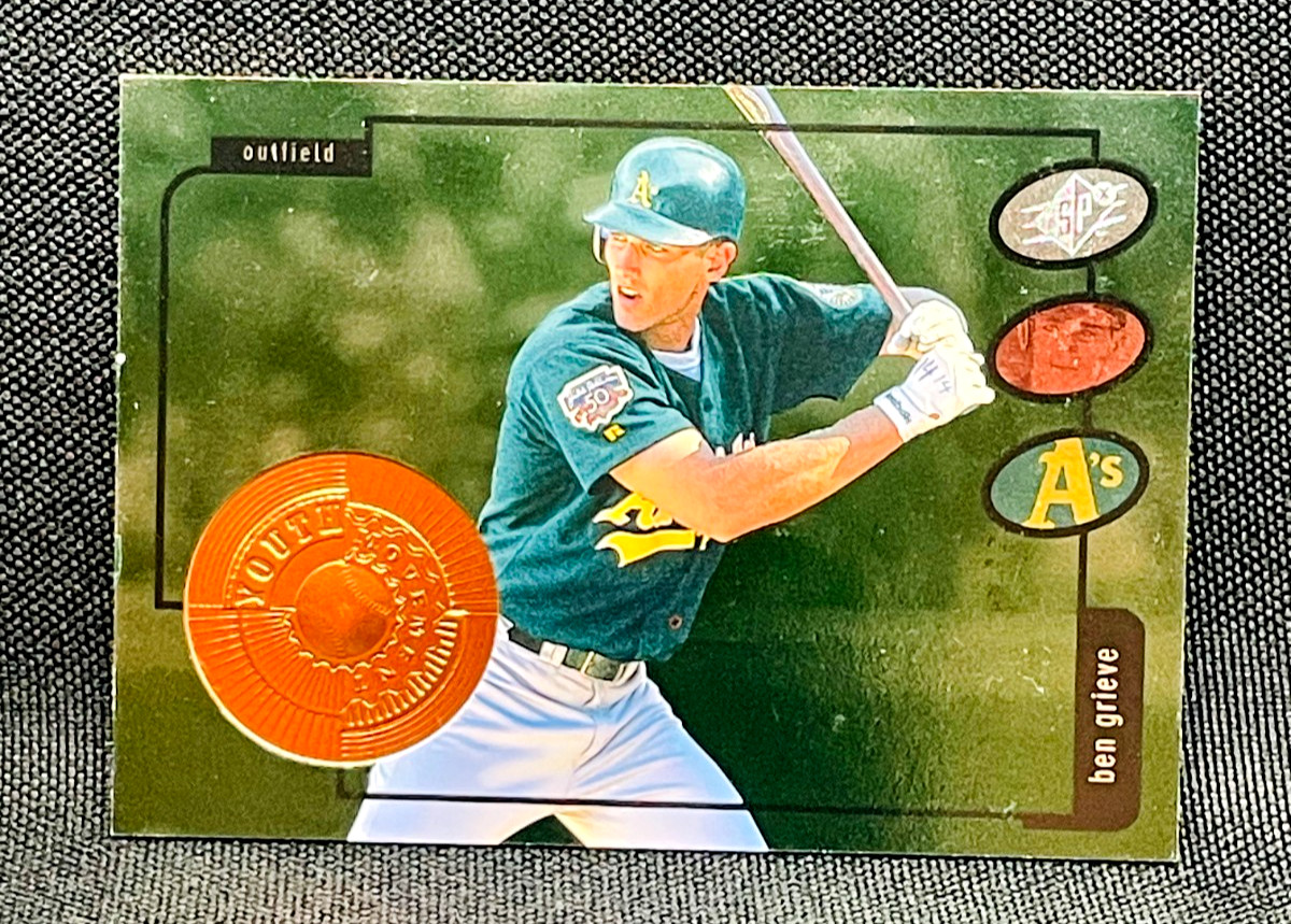 1998 Upper Deck SPx Finite Baseball - BEN GRIEVE #20 - YOUTH MOVEMENT /5000