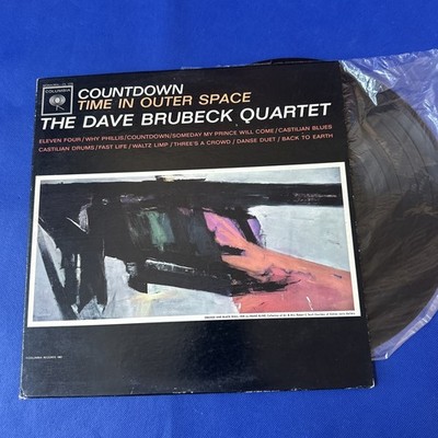 #A43 The Dave Brubeck Quartet Countdown Time in Outer Space Vinyl Record CL-1775