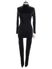 Wolford Sphinx Opaque De Ville Jumpsuit Catsuit Color: Black Size: Large 11820
