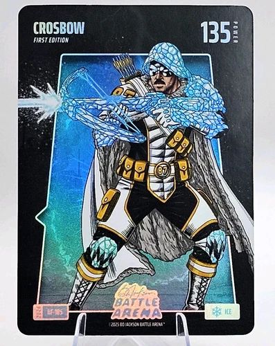 2026 Bo Jackson Battle Arena `CROSBOW` SIDNEY CROSBY #BF-185 Ice Battlefoil