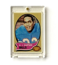 Topps 1970 Topps O.J. Simpson Rookie Card #90 Buffalo Bills Football - NICE CARD. rookie card picture
