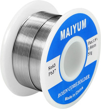 MAIYUM 63-37 Tin Lead Rosin Core Solder Wire for Electrical Soldering 0.8Mm 50G