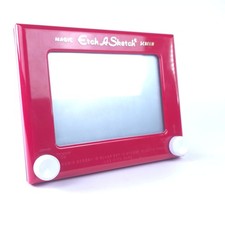 Red Magic Etch a Sketch Screen Spin Master 2016 9  x 7.5  