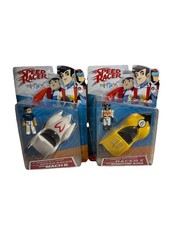 Art Asylum Speed Racer Mini-Mates Racer X Mach 5 Action Figure 2006 40th 2 Lot