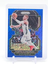 DONTE DIVINCENZO 2021-22 PRIZM BLUE SHIMMER /30 #88 BUCKS BASKETBALL Q5194