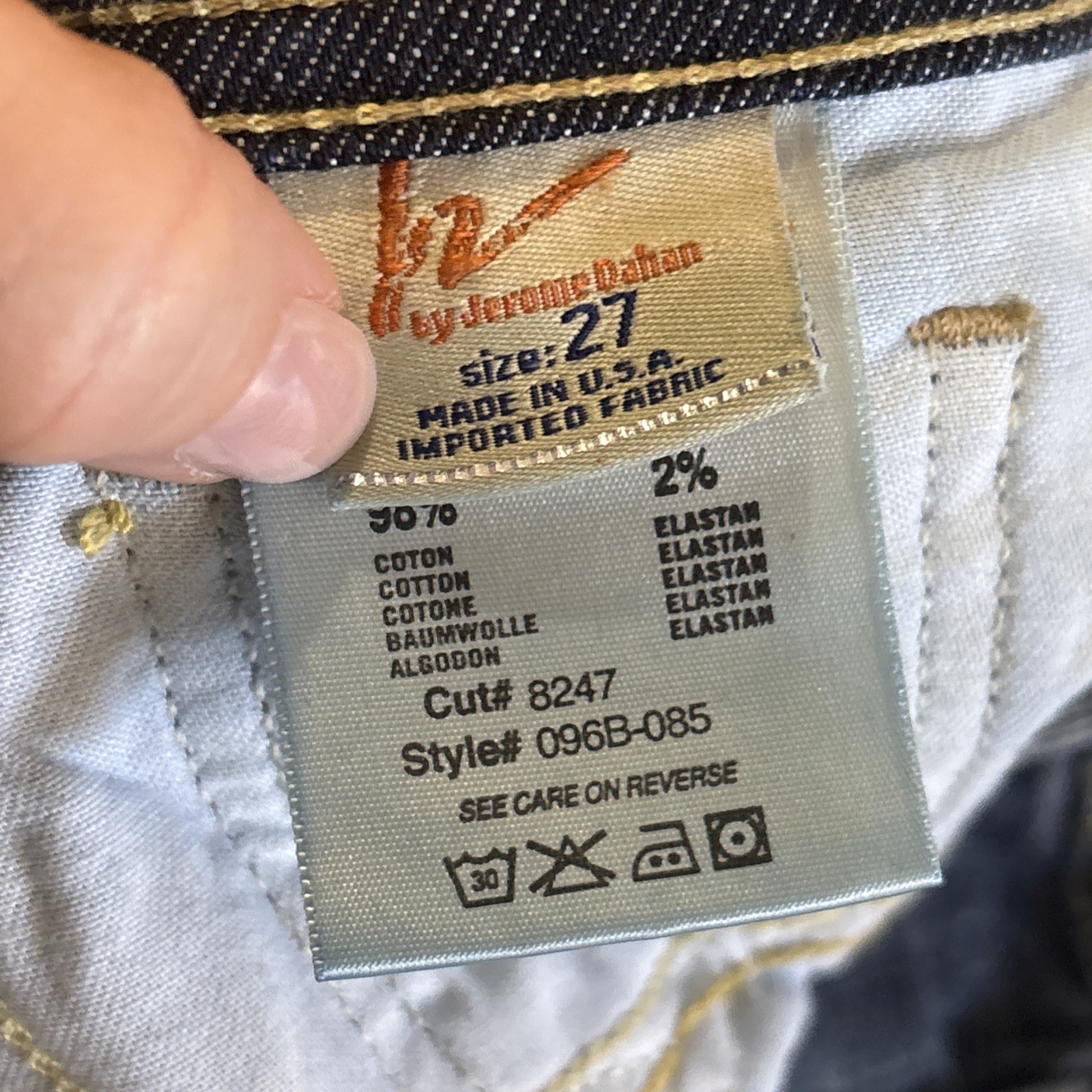 Citizens Of Humanity Womens Straight Leg Jeans 27 Fits 28 X 32.5 - View 5