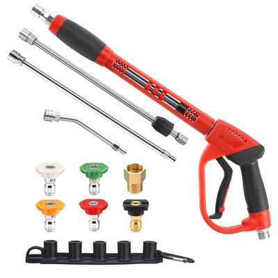 #ad #ad Tool Daily Pressure Washer Gun with Replacement Wand 17 64inch Black Red $71.05
