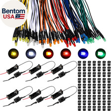 126 Pcs 12V LED Lights Kit, 60 Pre Wired LED Light Emitting Diodes 60 Plastic La