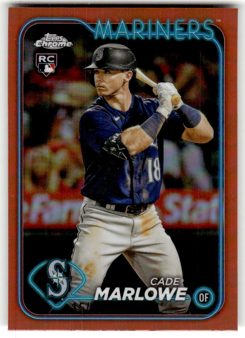 2024 Topps Chrome - Orange Refractors Cade Marlowe #/25 Rookie #266