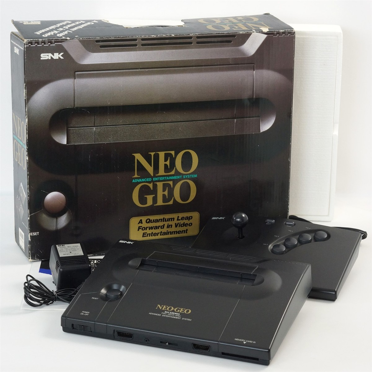 NEO GEO AES Console Boxed SNK Tested System JAPAN 223712